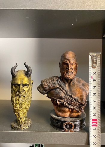 God Of War Kratos Mimir Aksiyon Figürler - Görsel 5