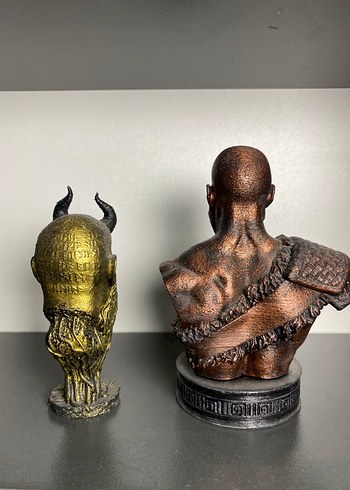 God Of War Kratos Mimir Aksiyon Figürler - Görsel 3