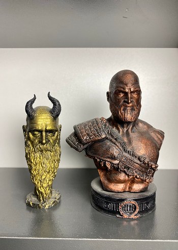 God Of War Kratos Mimir Aksiyon Figürler
