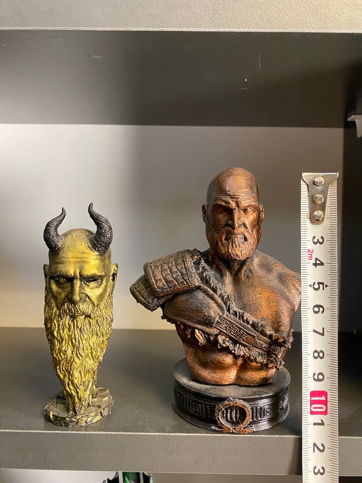 God Of War Kratos Mimir Aksiyon Figürler - Görsel 5