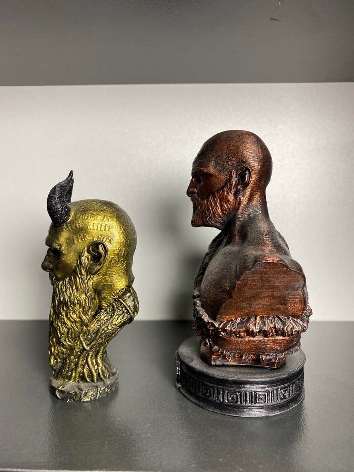 God Of War Kratos Mimir Aksiyon Figürler - Görsel 4