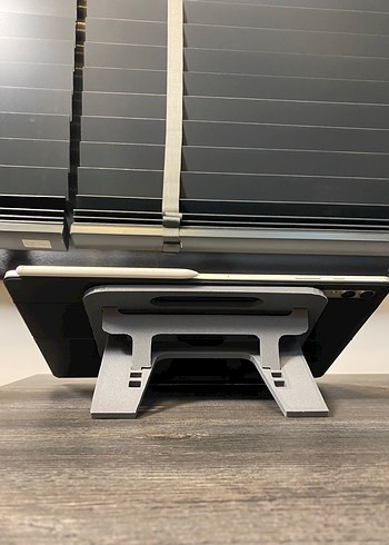 Gri Katlanabilir Tablet Pc Standı - Görsel 6