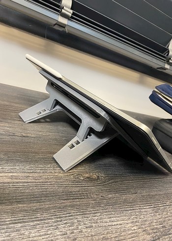 Gri Katlanabilir Tablet Pc Standı - Görsel 2