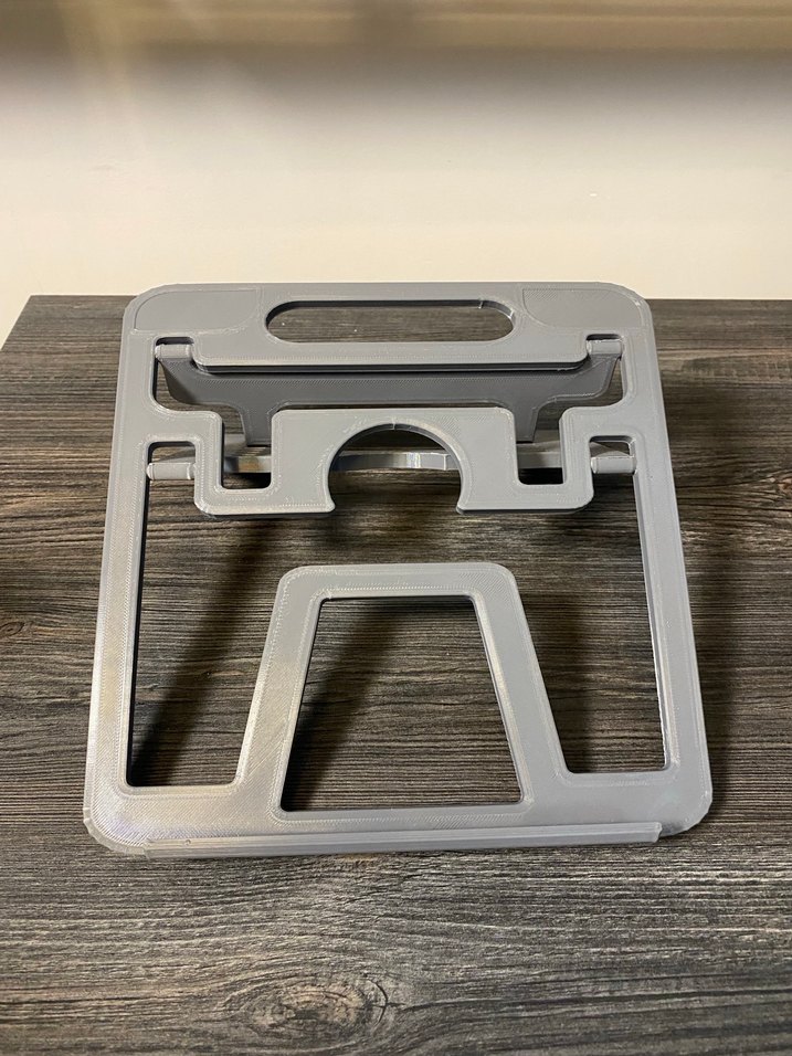 Gri Katlanabilir Tablet Pc Standı - Görsel 3