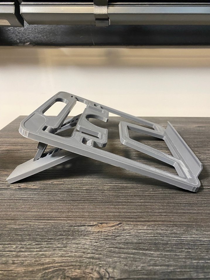 Gri Katlanabilir Tablet Pc Standı - Görsel 4