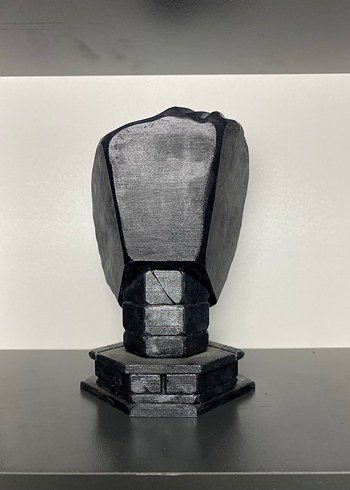 Koyu Gri Batman Figürü Büstü - Görsel 4