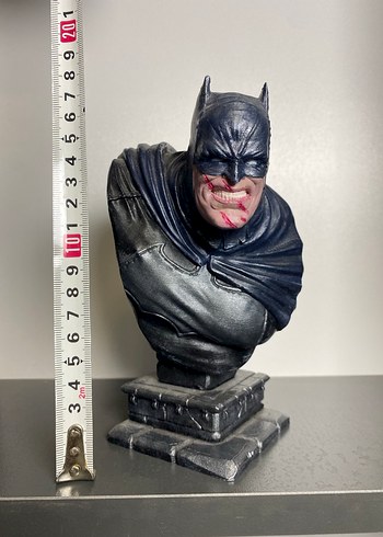 Koyu Gri Batman Figürü Büstü - Görsel 6