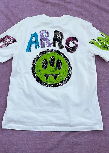 Renkli Baskılı Pamuklu Erkek Tişört - Görsel 9