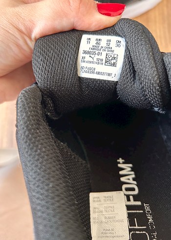 45 Beden siyah Renk Puma future runner