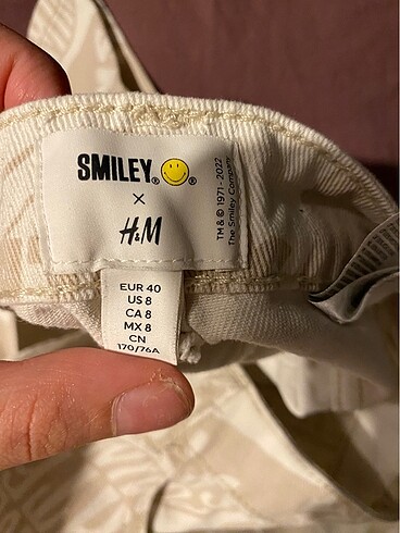 H&M Desenli pantolon
