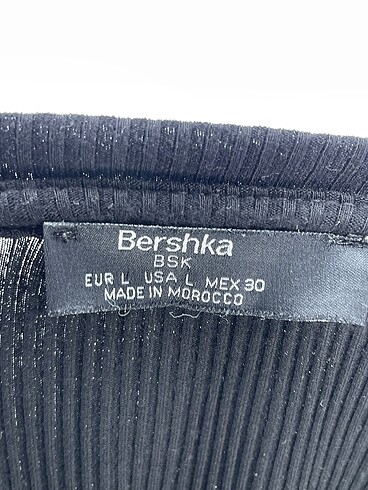 l Beden siyah Renk Bershka Bluz %70 İndirimli.