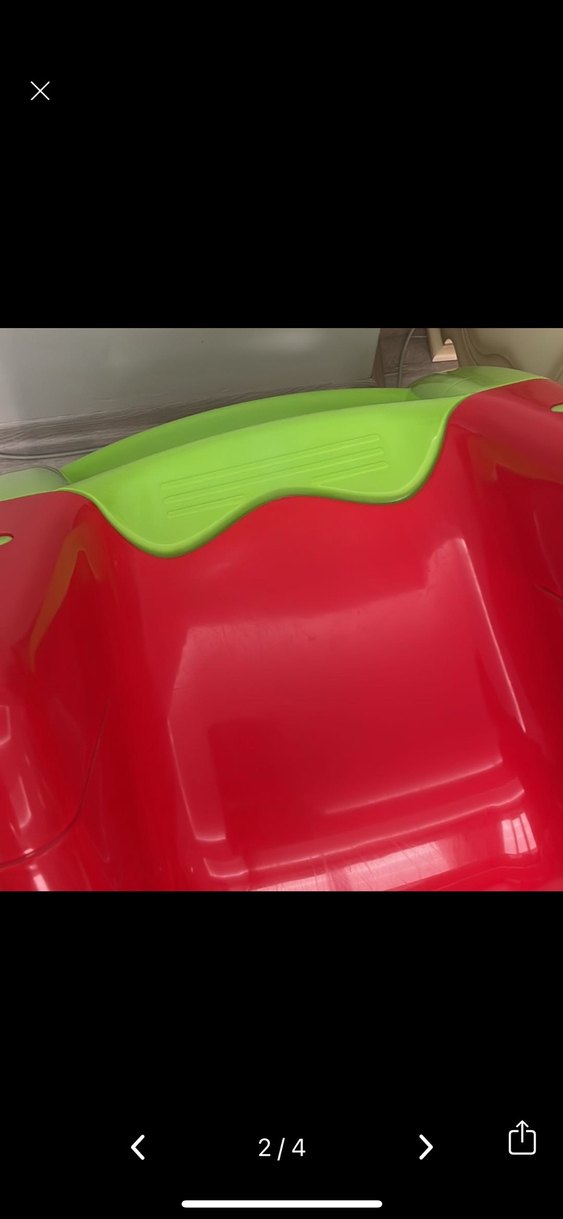 Çocuklar için Kırmızı Kaydırak - Görsel 2