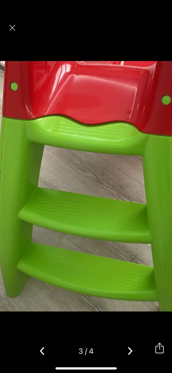 Çocuklar için Kırmızı Kaydırak - Görsel 3