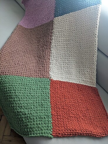 Örgü tv battaniye puffy 120*80