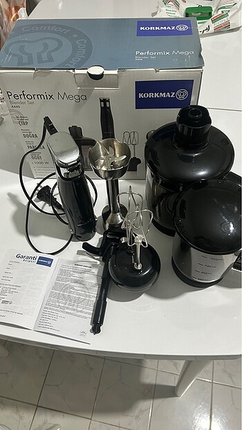 Korkmaz A449 performix blender set