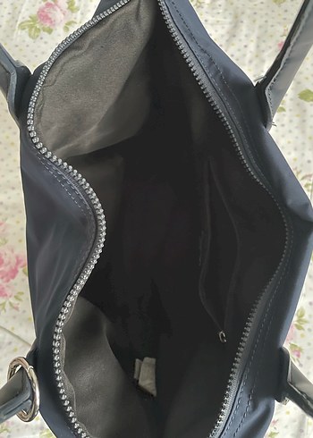 Pull&Bear Mavi Fermuarlı Kadın Omuz Çantası - Görsel 4