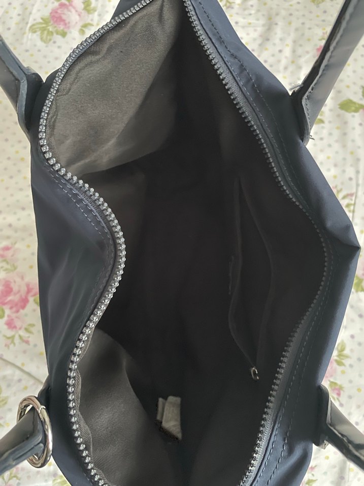 Pull&Bear Mavi Fermuarlı Kadın Omuz Çantası - Görsel 4