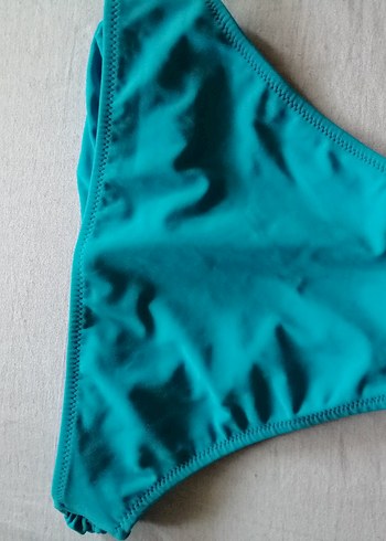 Dagi Parlak Turkuaz Drapeli Kadın Bikini - Görsel 5