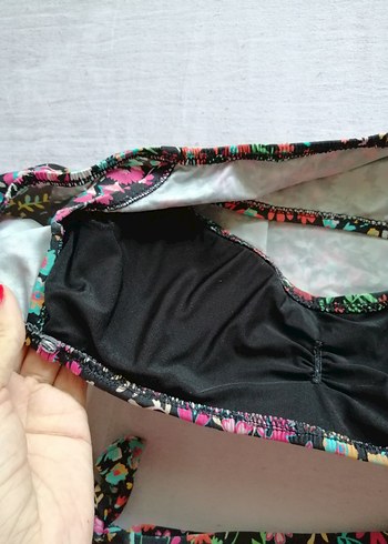 Ayyıldız Çiçek Desenli Bohem Bikini Takımı - Görsel 4