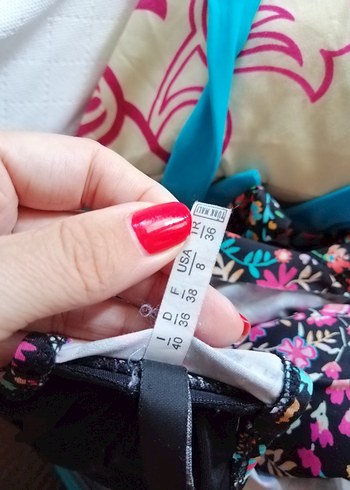 Ayyıldız Çiçek Desenli Bohem Bikini Takımı - Görsel 3