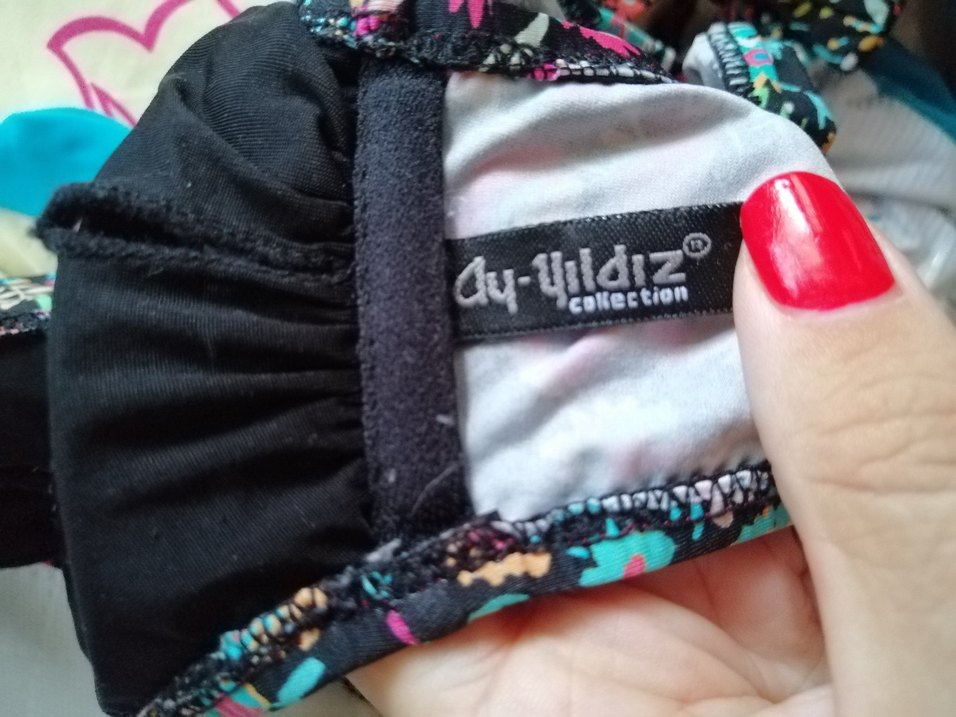 Ayyıldız Çiçek Desenli Bohem Bikini Takımı - Görsel 5