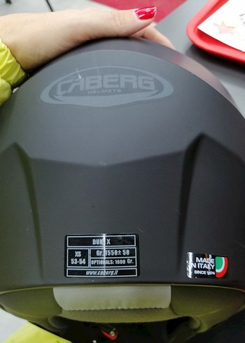 Caberg Duke X Mat Siyah Çeneden Açılır Kask XS - Görsel 10
