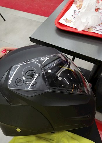 Caberg Duke X Mat Siyah Çeneden Açılır Kask XS - Görsel 7