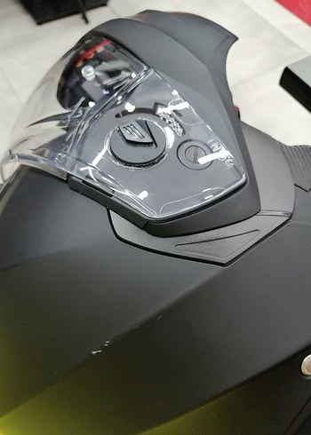 Caberg Duke X Mat Siyah Çeneden Açılır Kask XS - Görsel 5