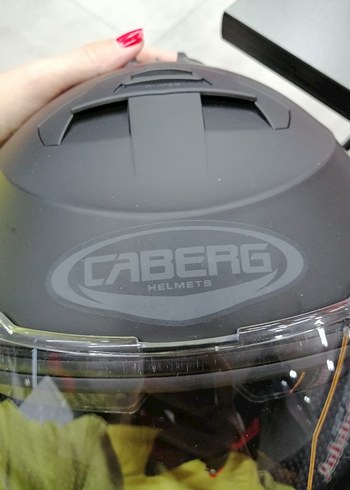 Caberg Duke X Mat Siyah Çeneden Açılır Kask XS - Görsel 4