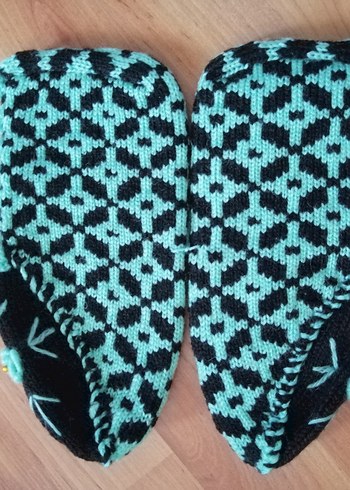 El emeği örgü patik - Görsel 4