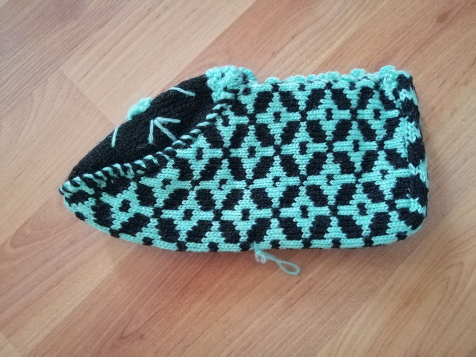 El emeği örgü patik - Görsel 2