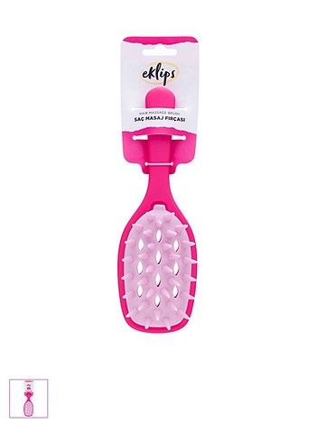 Eklips Saç Masaj Fırçası Pembe