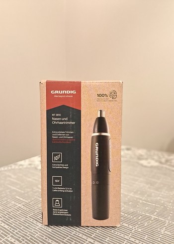 Grundig Gri Burun ve Kulak Kılı Temizleyici