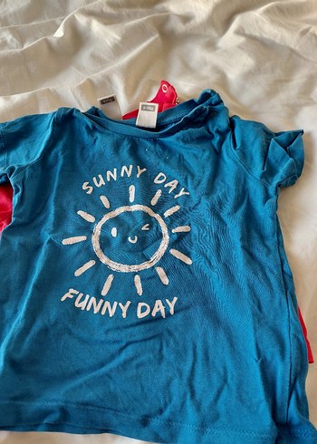 Renkli Baskılı Mavi Çocuk Atlet - Görsel 3