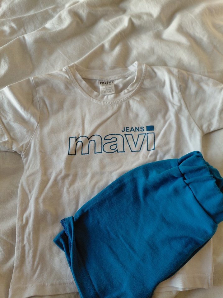 Beyaz Baskılı Çocuk takım - Görsel 3