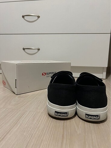 38 Beden siyah Renk Superga kadin sneaker
