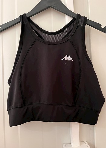 Siyah Kappa Mini Spor Sütyeni