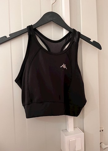 Kappa Siyah Kappa Mini Spor Sütyeni