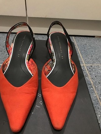 Zara arkası açık stiletto,