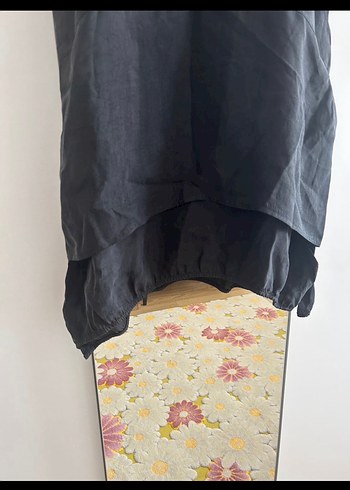 Siyah V Yakalı Zara M Elbise - Görsel 2