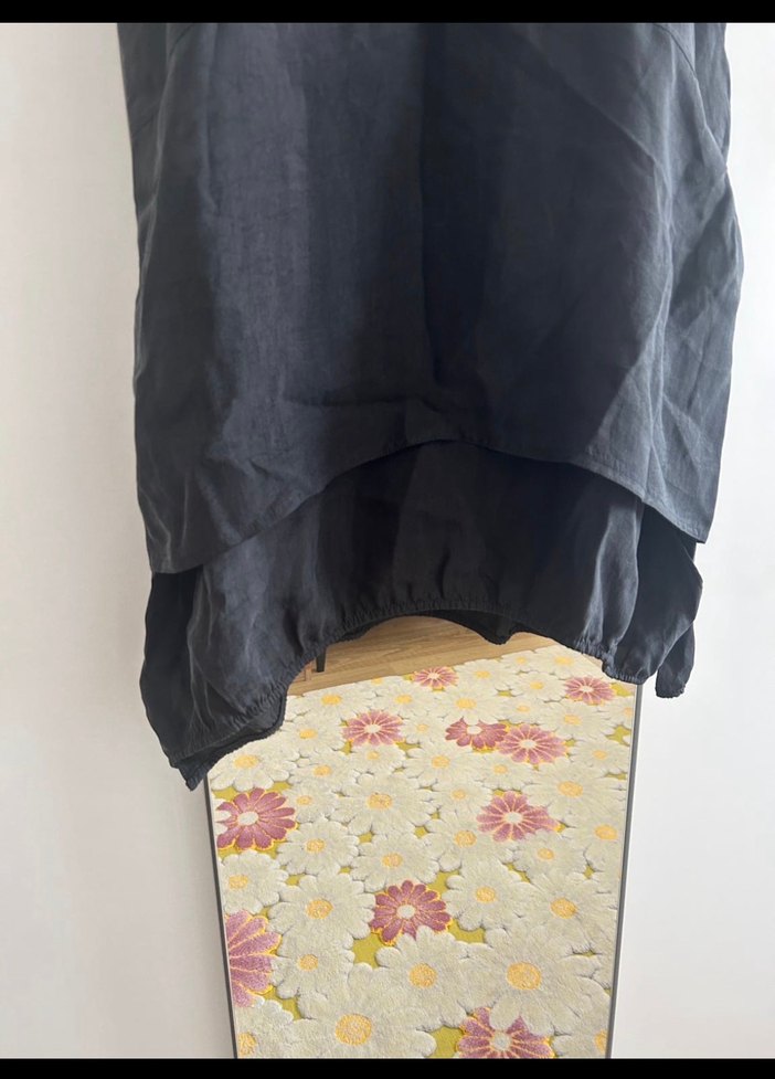 Siyah V Yakalı Zara M Elbise - Görsel 2