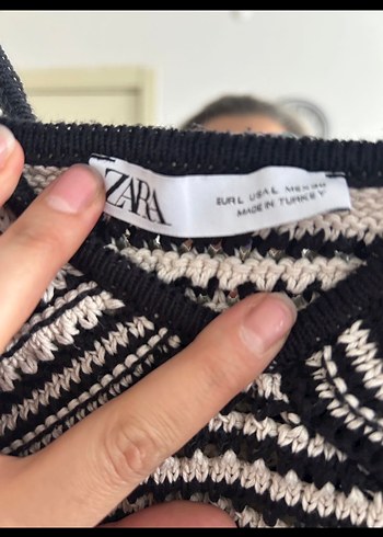 Zara L beden Triko Elbise - Görsel 3