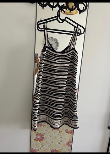 Zara L beden Triko Elbise - Görsel 4