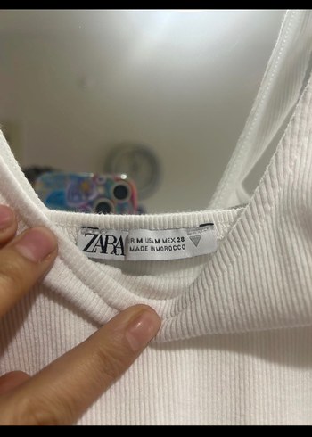 Beyaz Zara M Elbise - Görsel 3