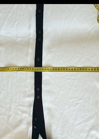 Zara L Düğmeli Siyah Yakalı Beyaz Kadın Gömlek Elbise - Görsel 6