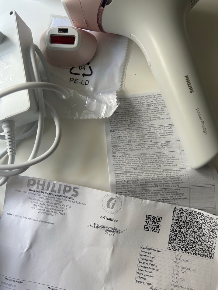 PHILIPS BRI950/00 Beyaz Ev Tipi Lazer Epilasyon Cihazı - Görsel 5