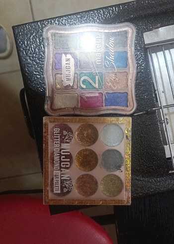 Çok Renkli Parlak Far Paleti - Görsel 3