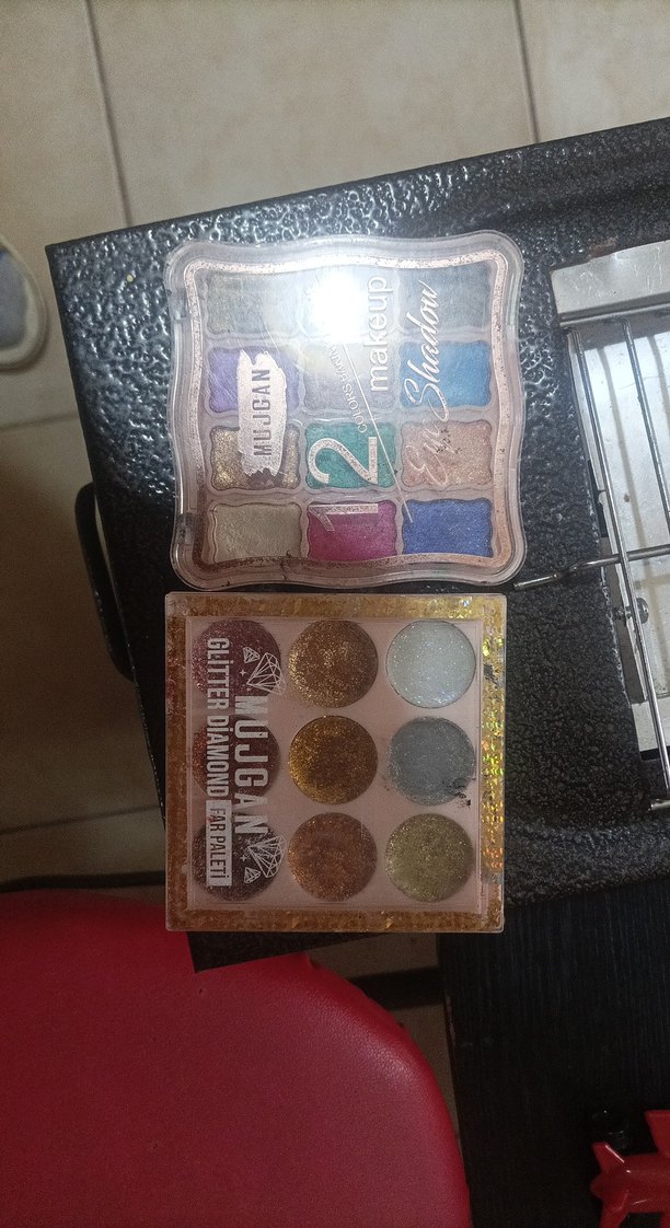 Çok Renkli Parlak Far Paleti - Görsel 3