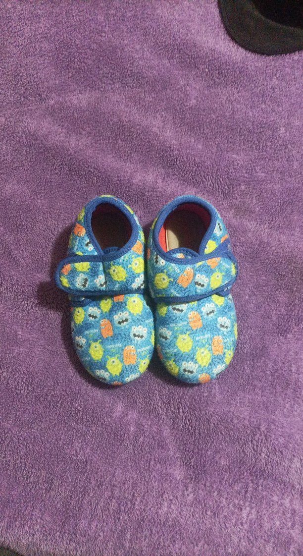 Çok Renkli Erkek Çocuk Sıcak Terlikler - Görsel 5