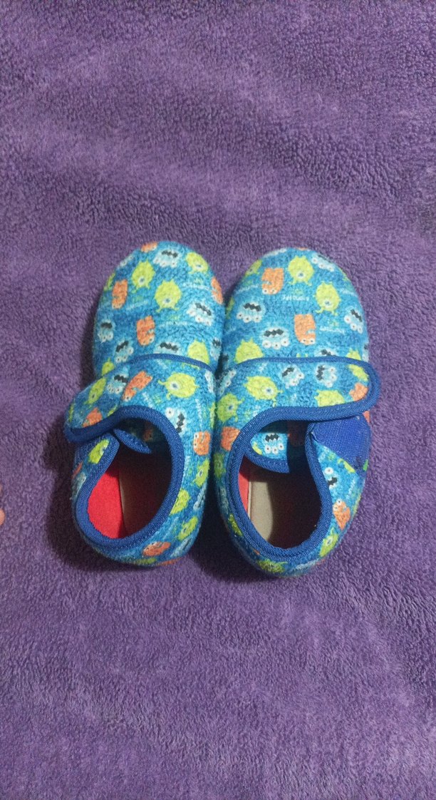 Çok Renkli Erkek Çocuk Sıcak Terlikler - Görsel 2